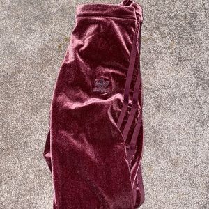 Velvet Adidas Pants